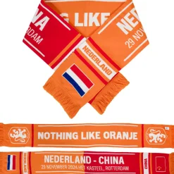 KNVB Sjaal OranjeLeeuwinnen Nederland - China
