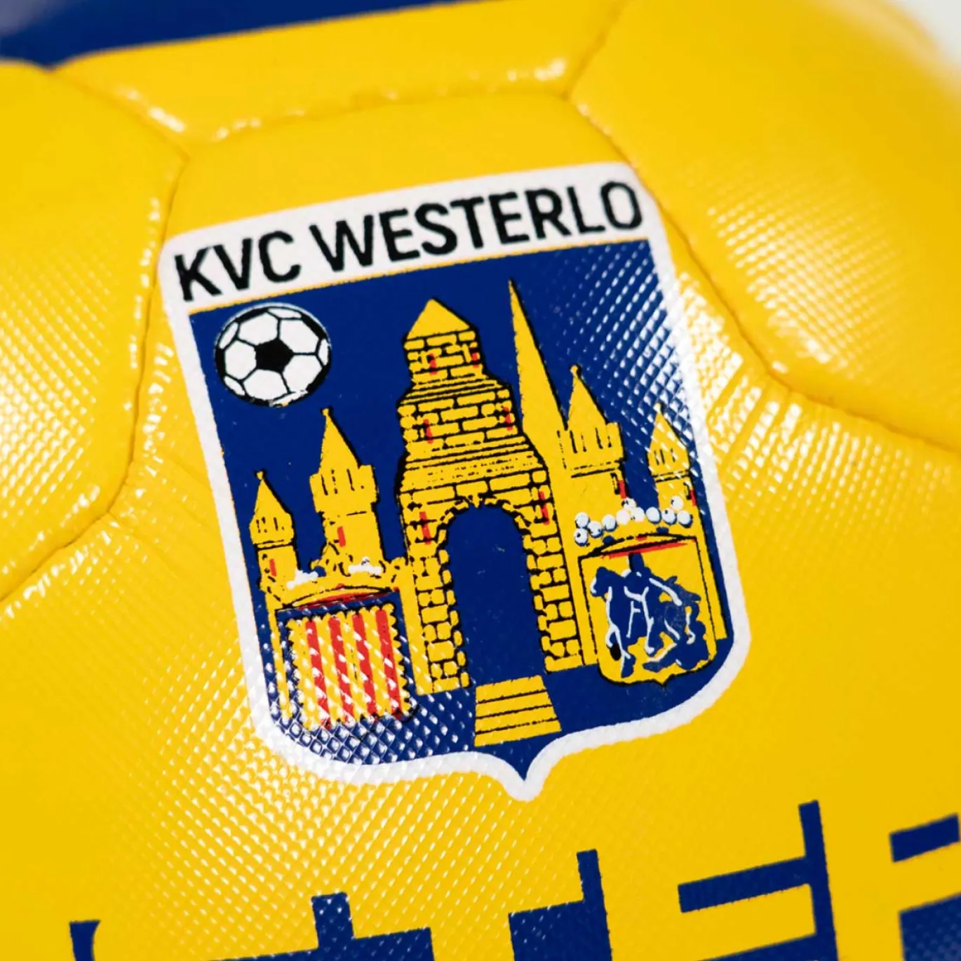 KVC Westerlo Voetbal Maat 5 Geel Blauw