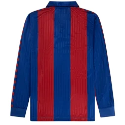Meyba Blaugrana Thuisshirt Lange Mouwen 1989-1991