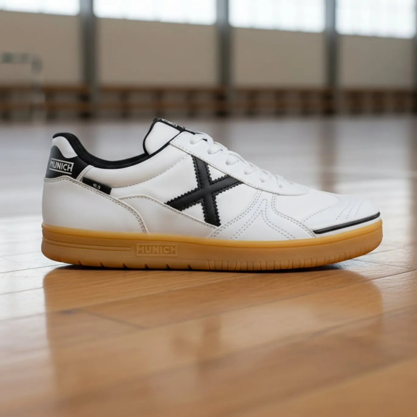 Munich G3 Zaalvoetbalschoenen Wit Zwart