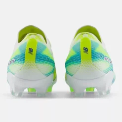 New Balance Furon V9 Elite Gras Voetbalschoenen (FG) Wit Geel Blauw