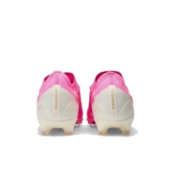 New Balance Tekela V5 Elite Low Gras Voetbalschoenen (FG) Felroze Wit Goud