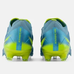 New Balance Tekela V5 Elite Low Gras Voetbalschoenen (FG) Metallic Blue Geel