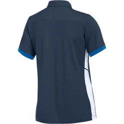 Nike Academy 25 Polo Dames Donkerblauw Blauw Wit
