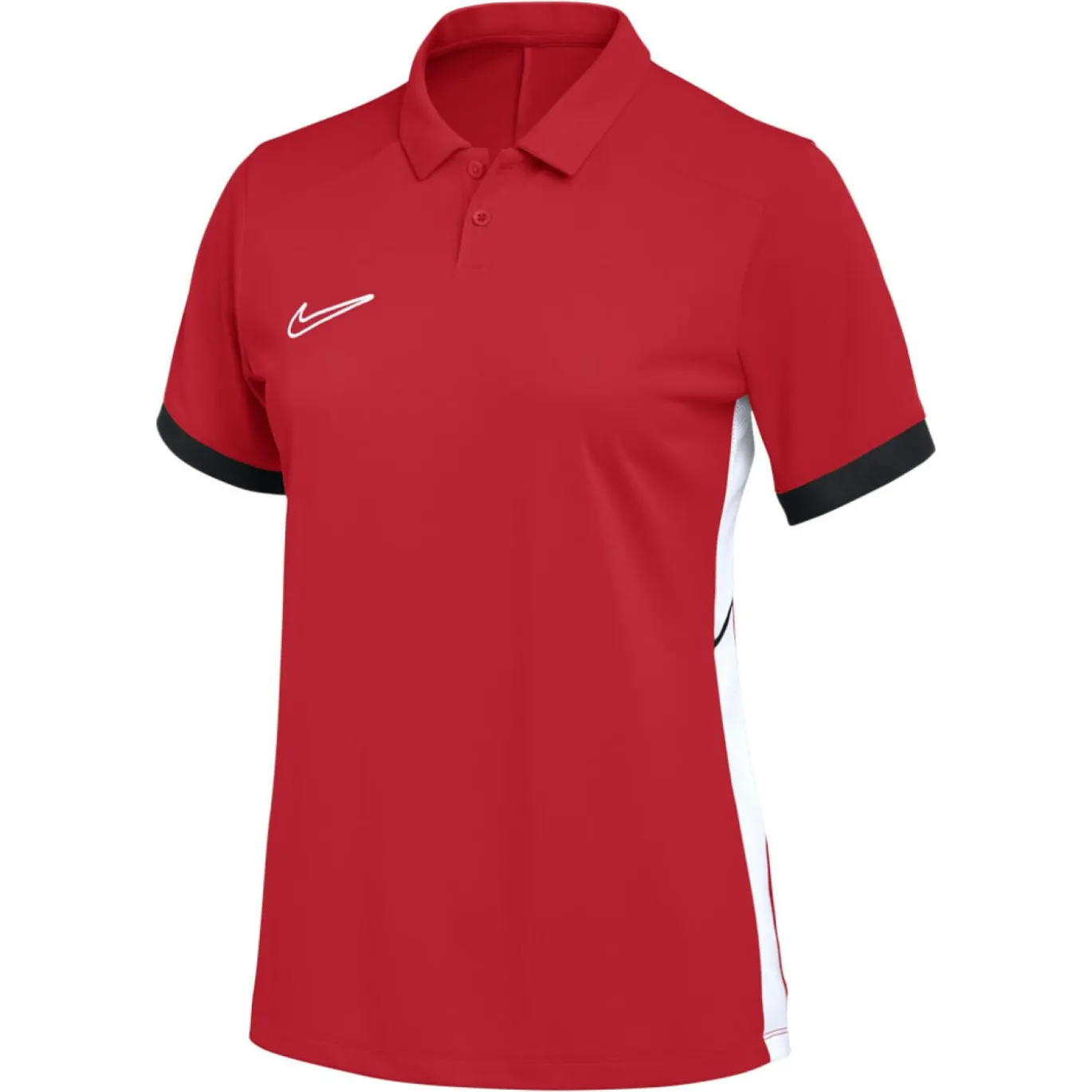 Nike Academy 25 Polo Dames Rood Zwart Wit