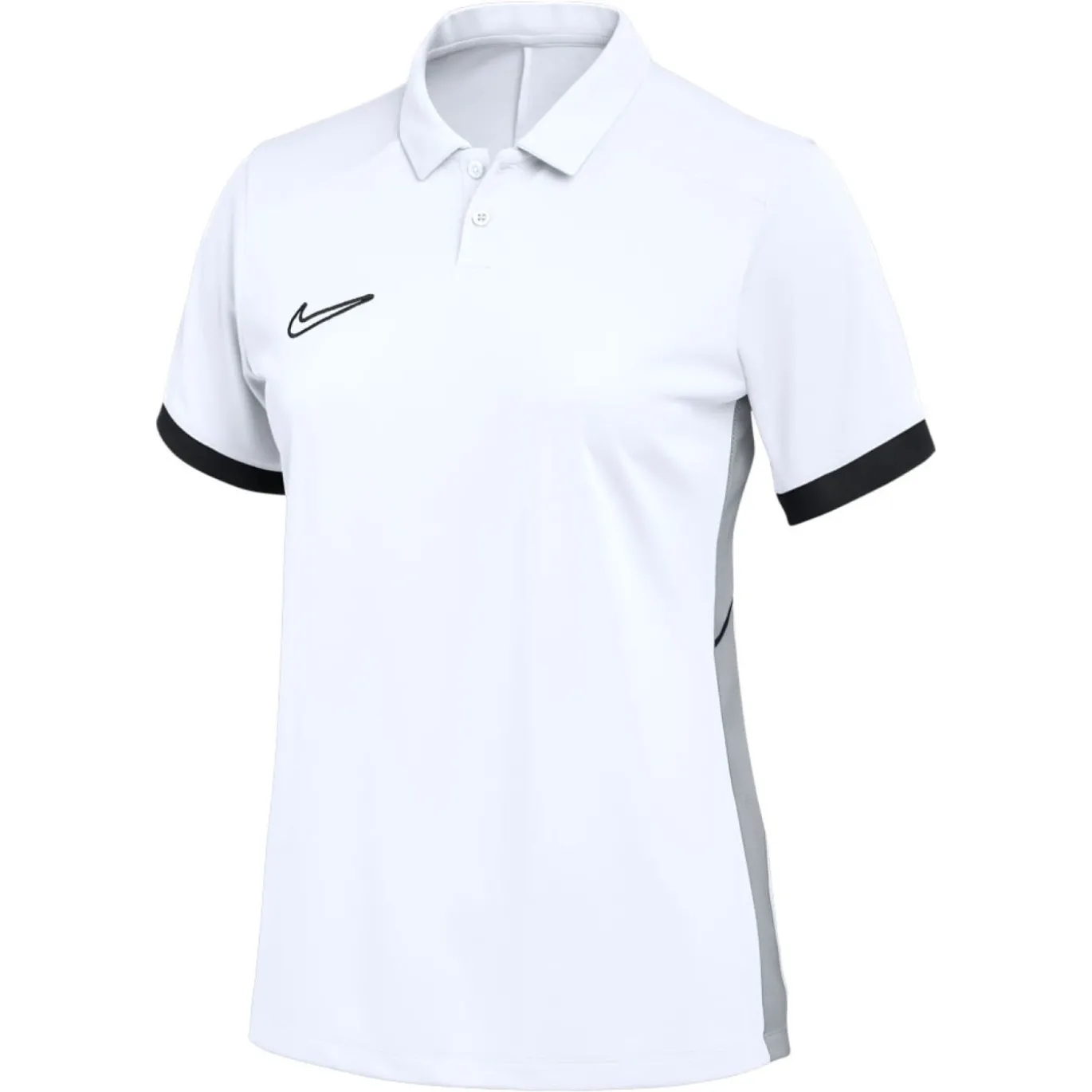 Nike Academy 25 Polo Dames Wit Zwart Grijs