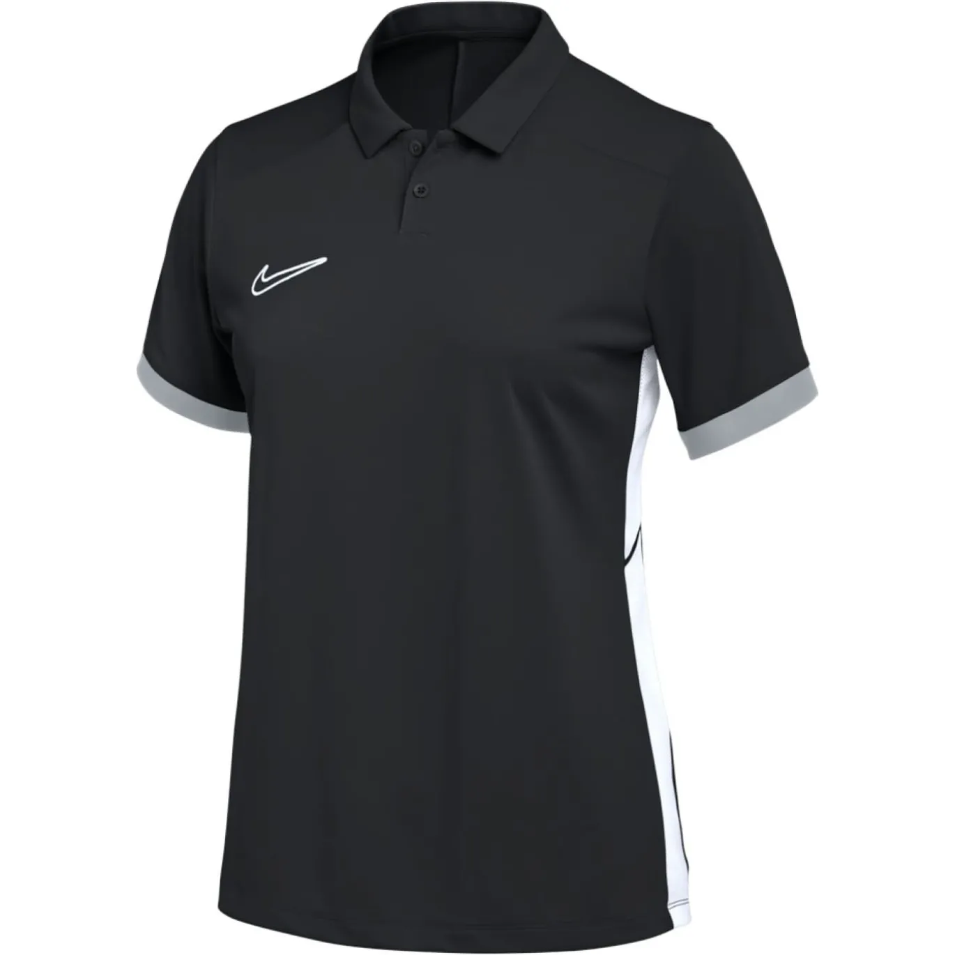 Nike Academy 25 Polo Dames Zwart Grijs Wit