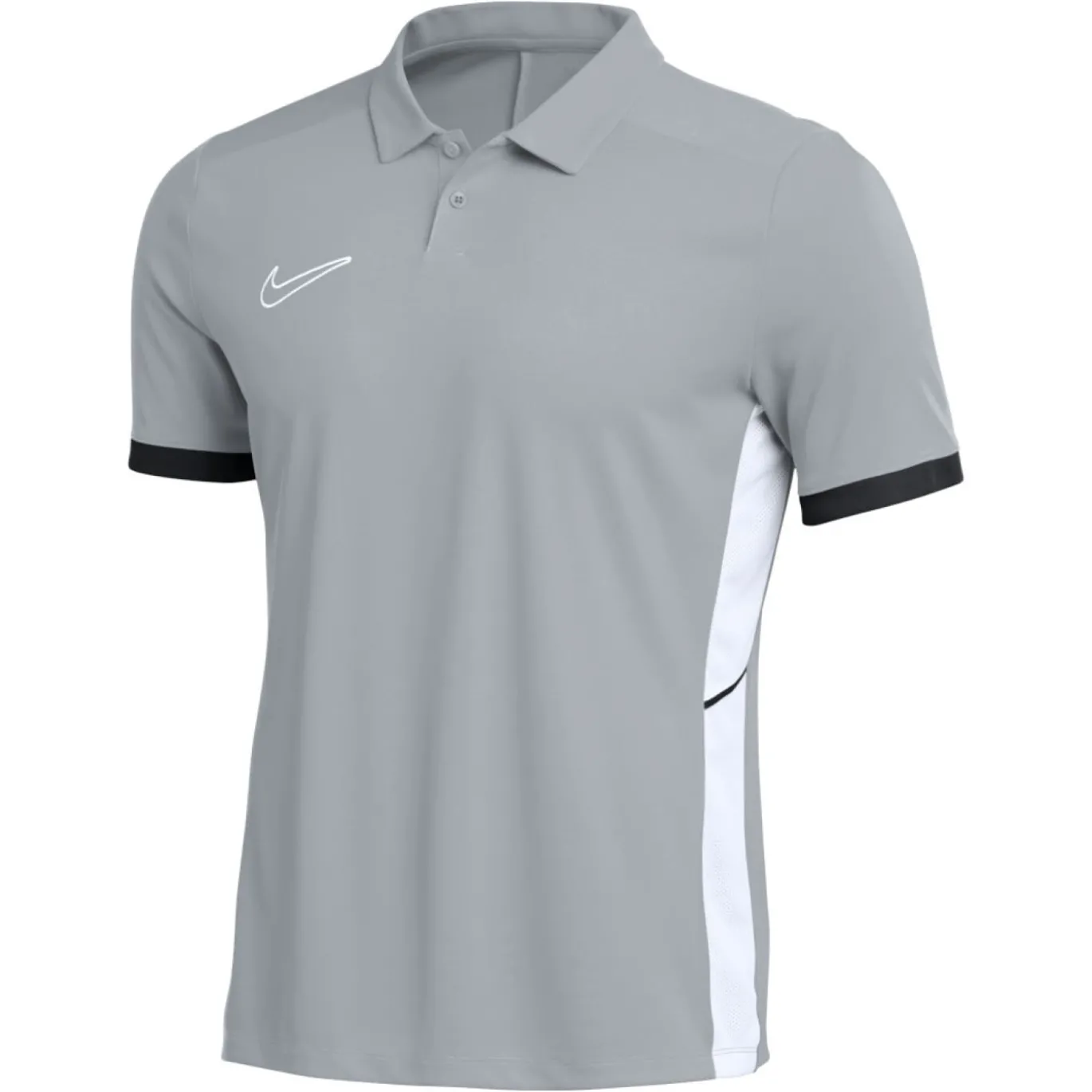 Nike Academy 25 Polo Grijs Zwart Wit