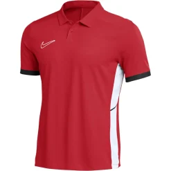 Nike Academy 25 Polo Kids Rood Zwart Wit