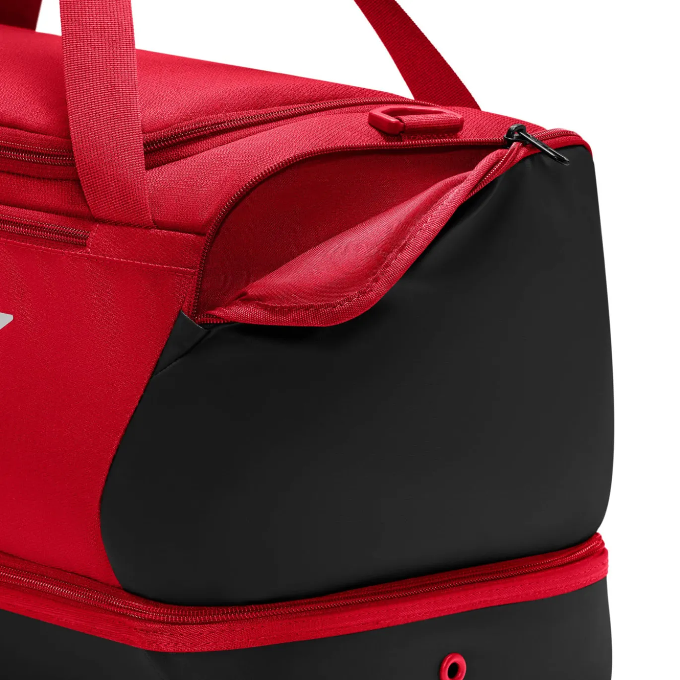 Nike Academy Team F26 Voetbaltas Medium Schoenenvak Lichtrood Zwart