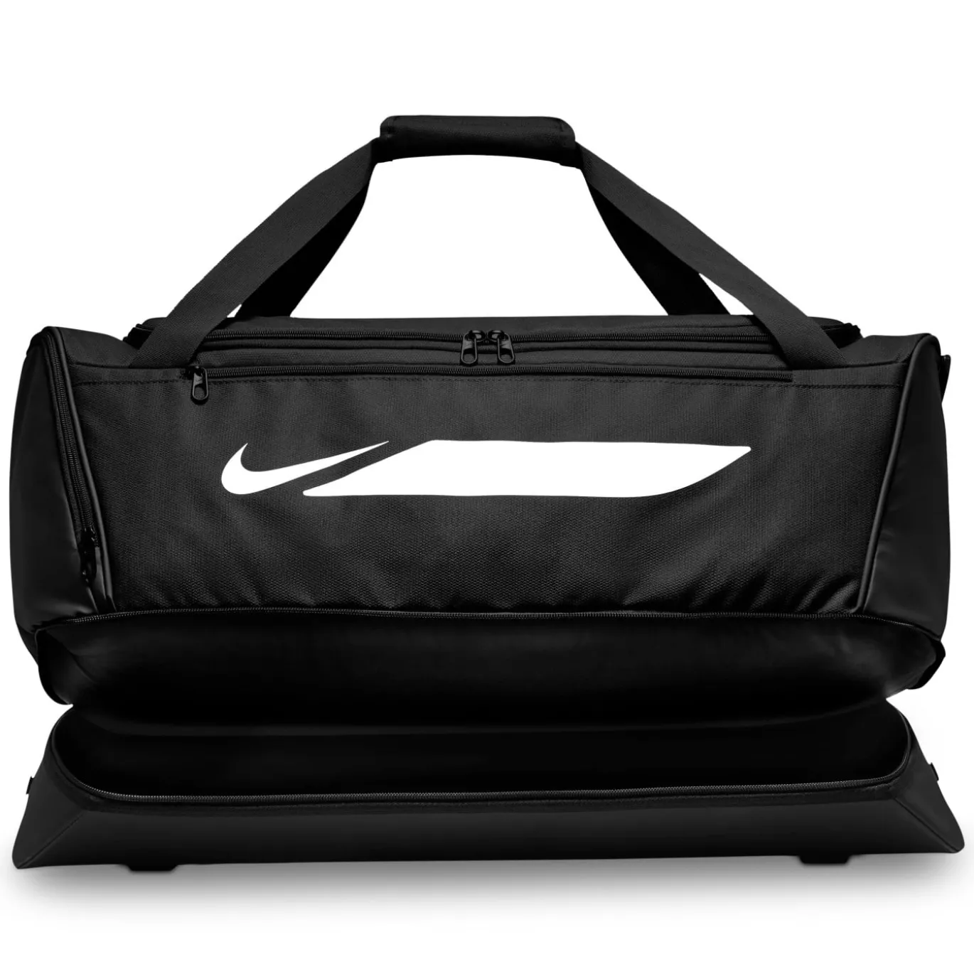 Nike Academy Team F26 Voetbaltas Large Schoenenvak Zwart Wit
