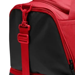 Nike Academy Team F26 Voetbaltas Large Schoenenvak Lichtrood Zwart