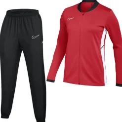 Nike Academy 25 Trainingspak Full-Zip Kids Rood Zwart Wit