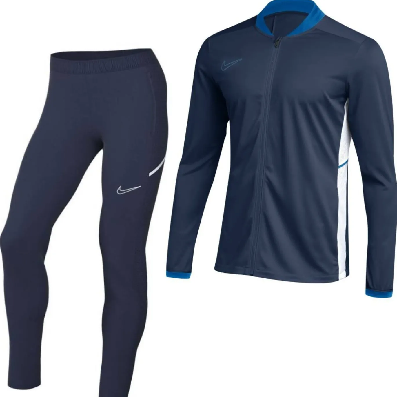 Nike Academy 25 Trainingspak Full-Zip Dames Donkerblauw Blauw Wit
