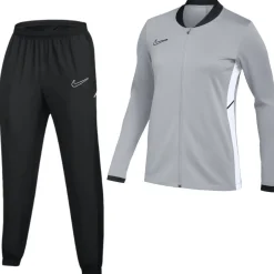 Nike Academy 25 Trainingspak Full-Zip Kids Grijs Zwart Wit