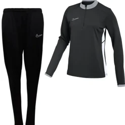 Nike Academy 25 Trainingspak 1/4-Zip Dames Zwart Grijs Wit