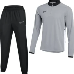 Nike Academy 25 Trainingspak 1/4-Zip Grijs Zwart Wit