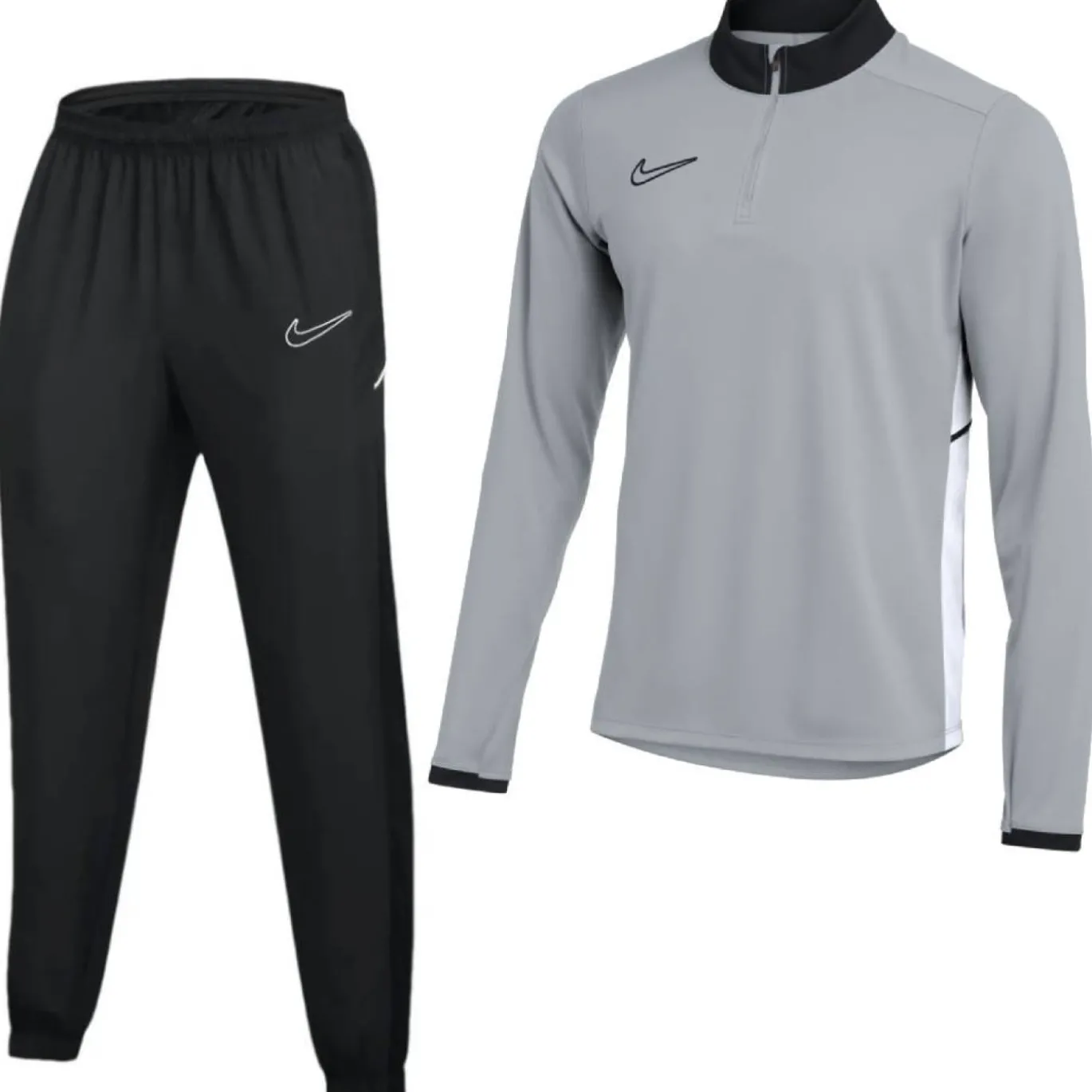 Nike Academy 25 Trainingspak 1/4-Zip Grijs Zwart Wit