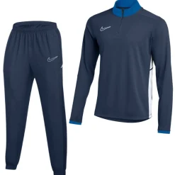 Nike Academy 25 Trainingspak 1/4-Zip Donkerblauw Blauw Wit