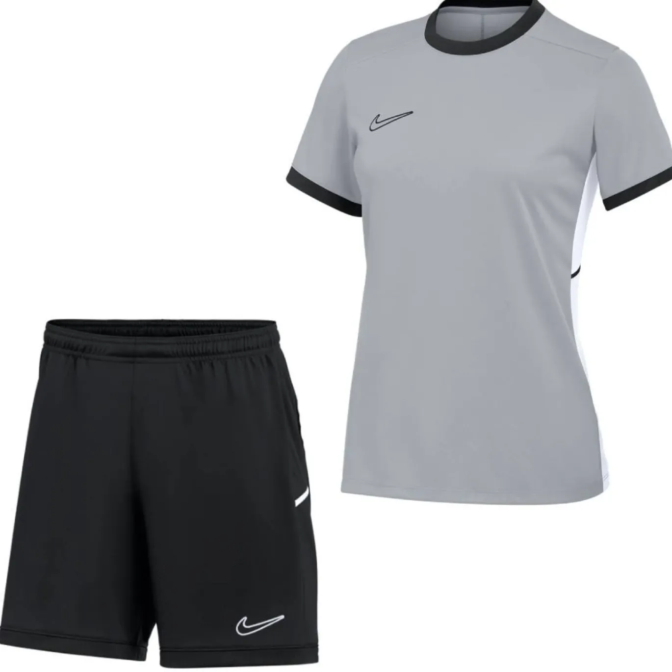 Nike Academy 25 Trainingsset Dames Grijs Zwart Wit