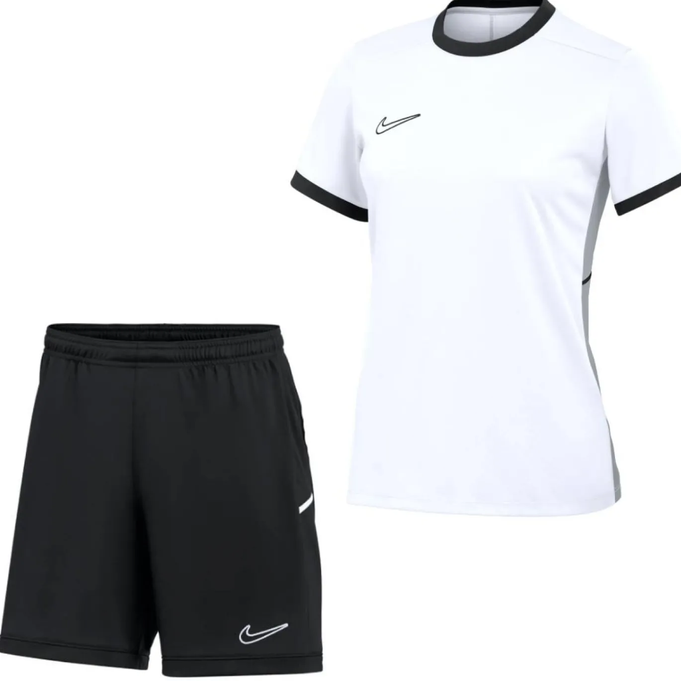 Nike Academy 25 Trainingsset Dames Wit Zwart Grijs