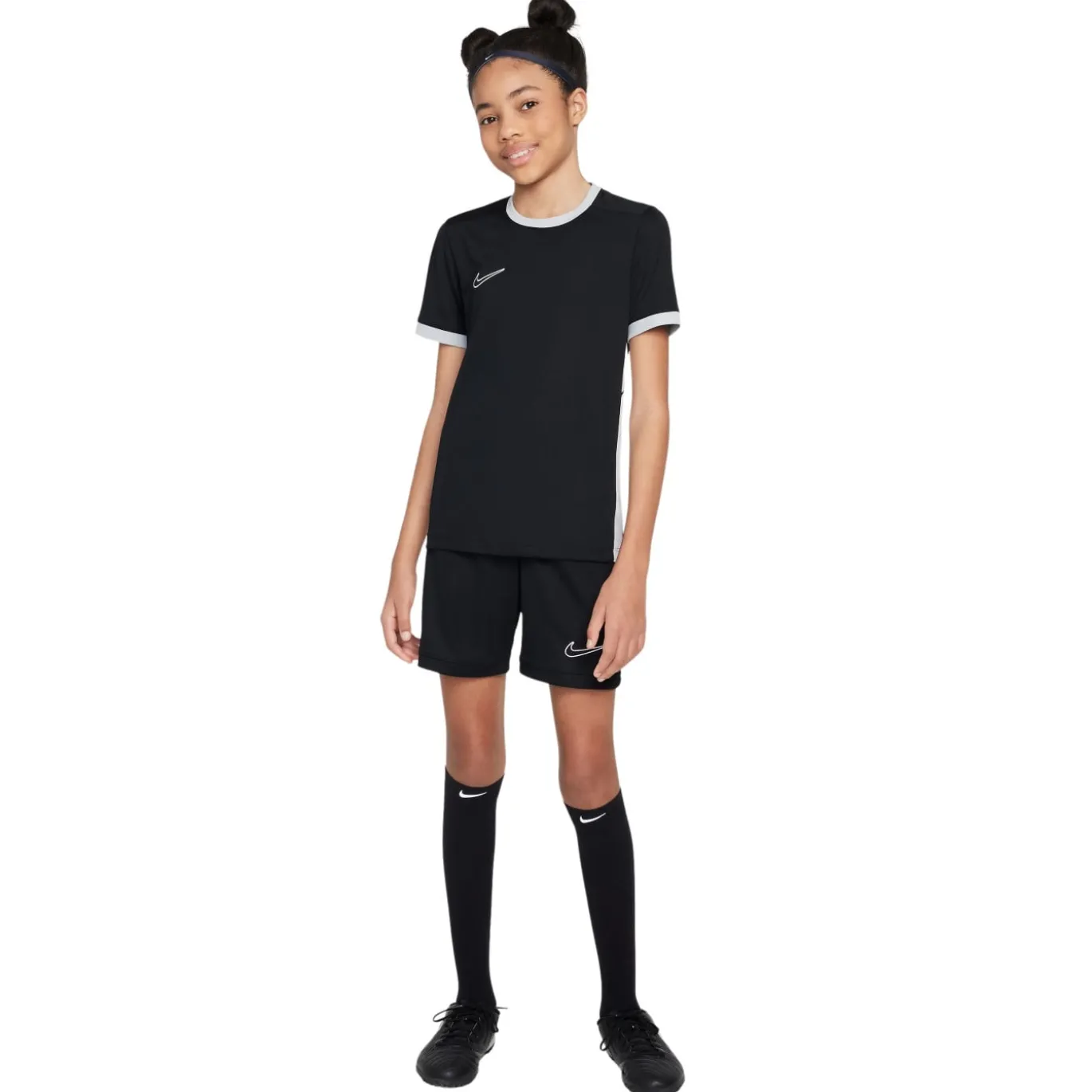 Nike Academy 25 Trainingsset Kids Zwart Grijs Wit