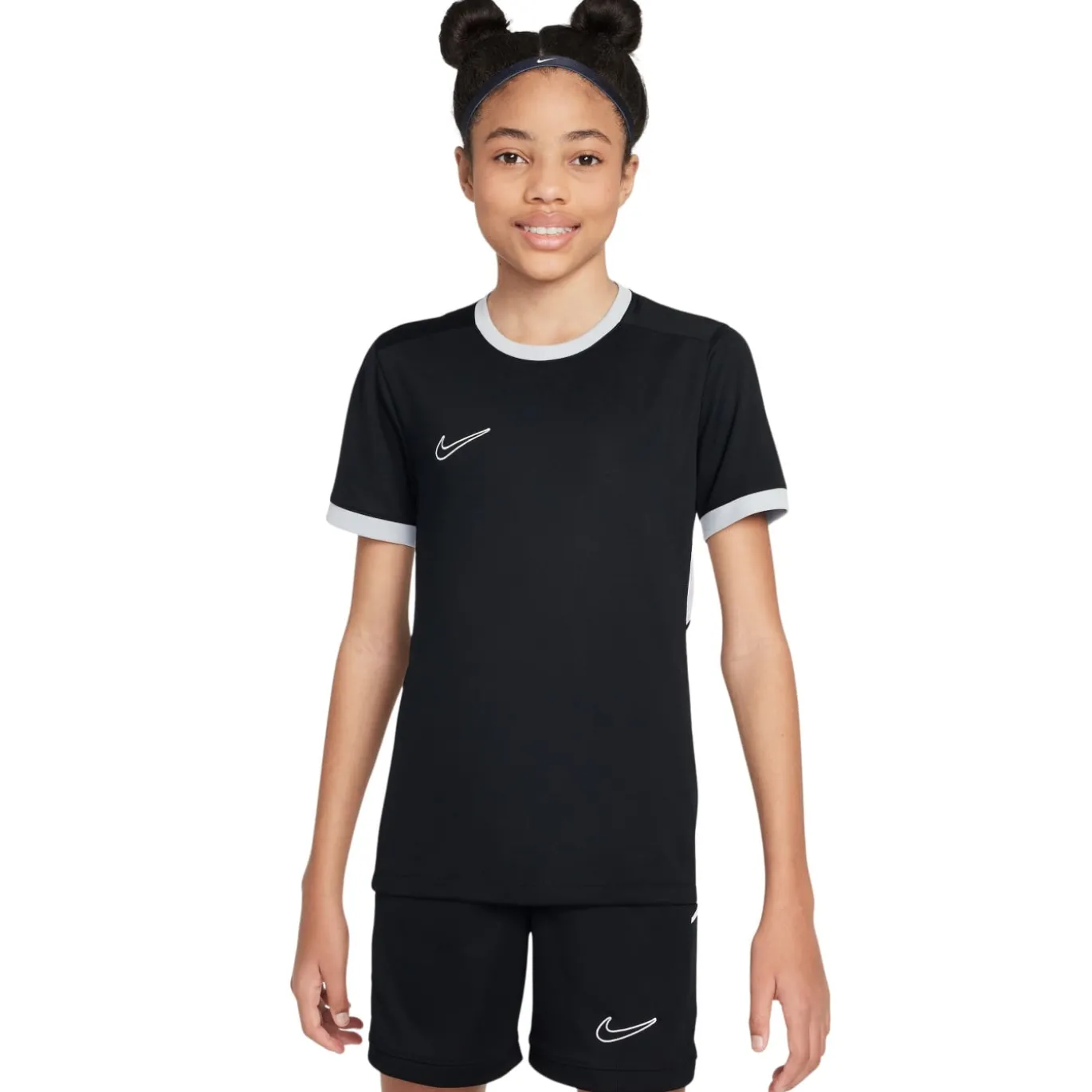 Nike Academy 25 Trainingsset Kids Zwart Grijs Wit