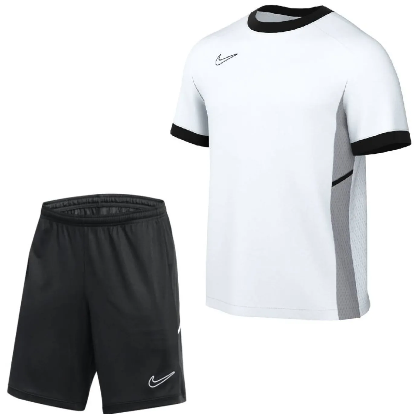 Nike Academy 25 Trainingsset Wit Zwart Grijs