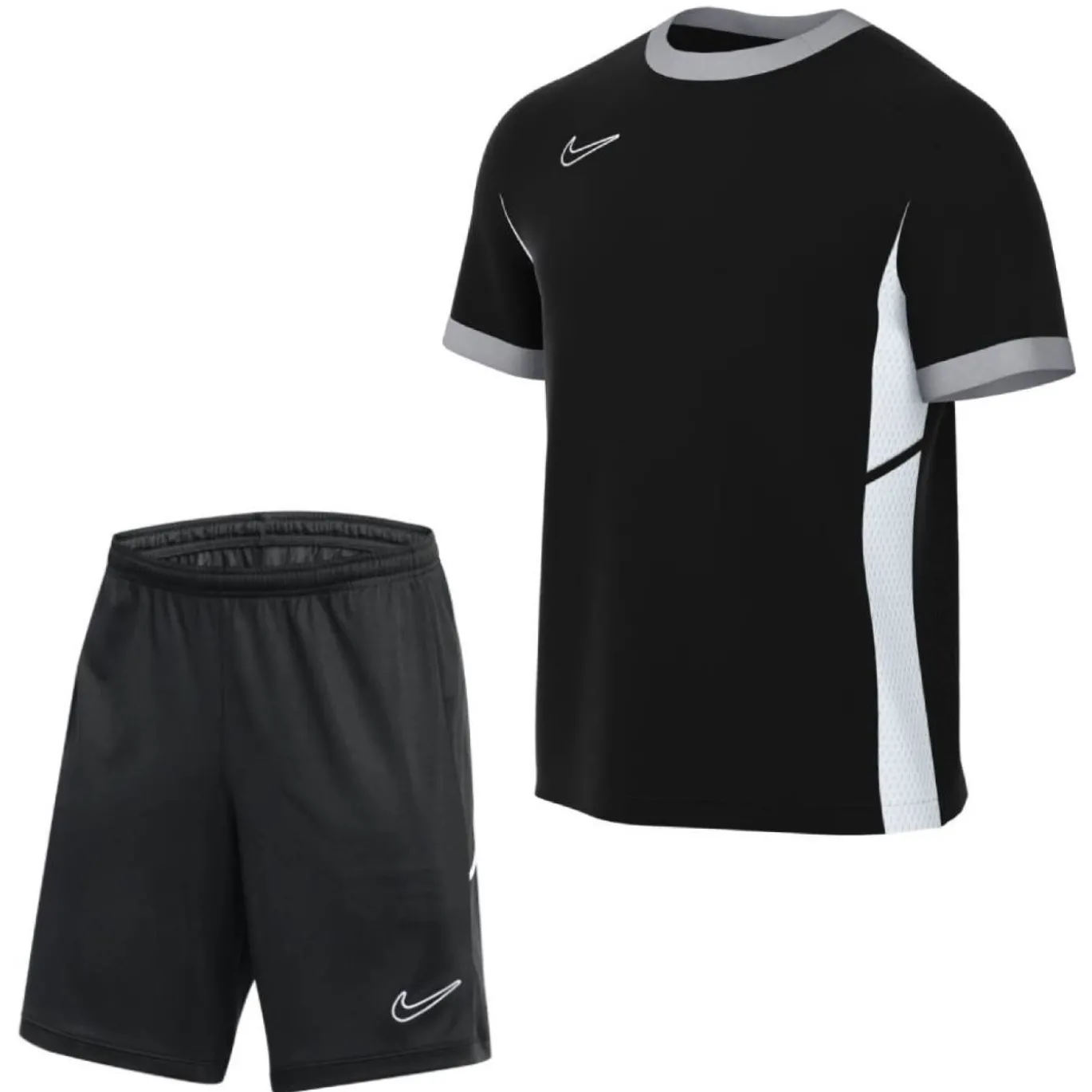 Nike Academy 25 Trainingsset Zwart Grijs Wit
