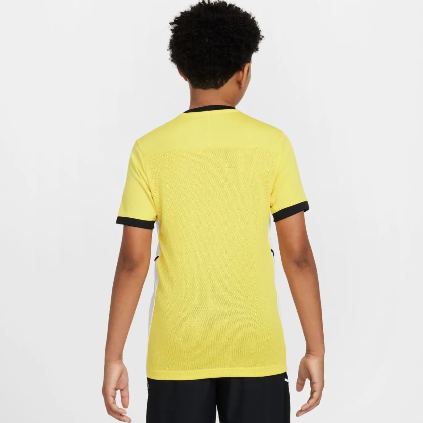 Nike Academy 25 Trainingsshirt Kids Geel Zwart Wit