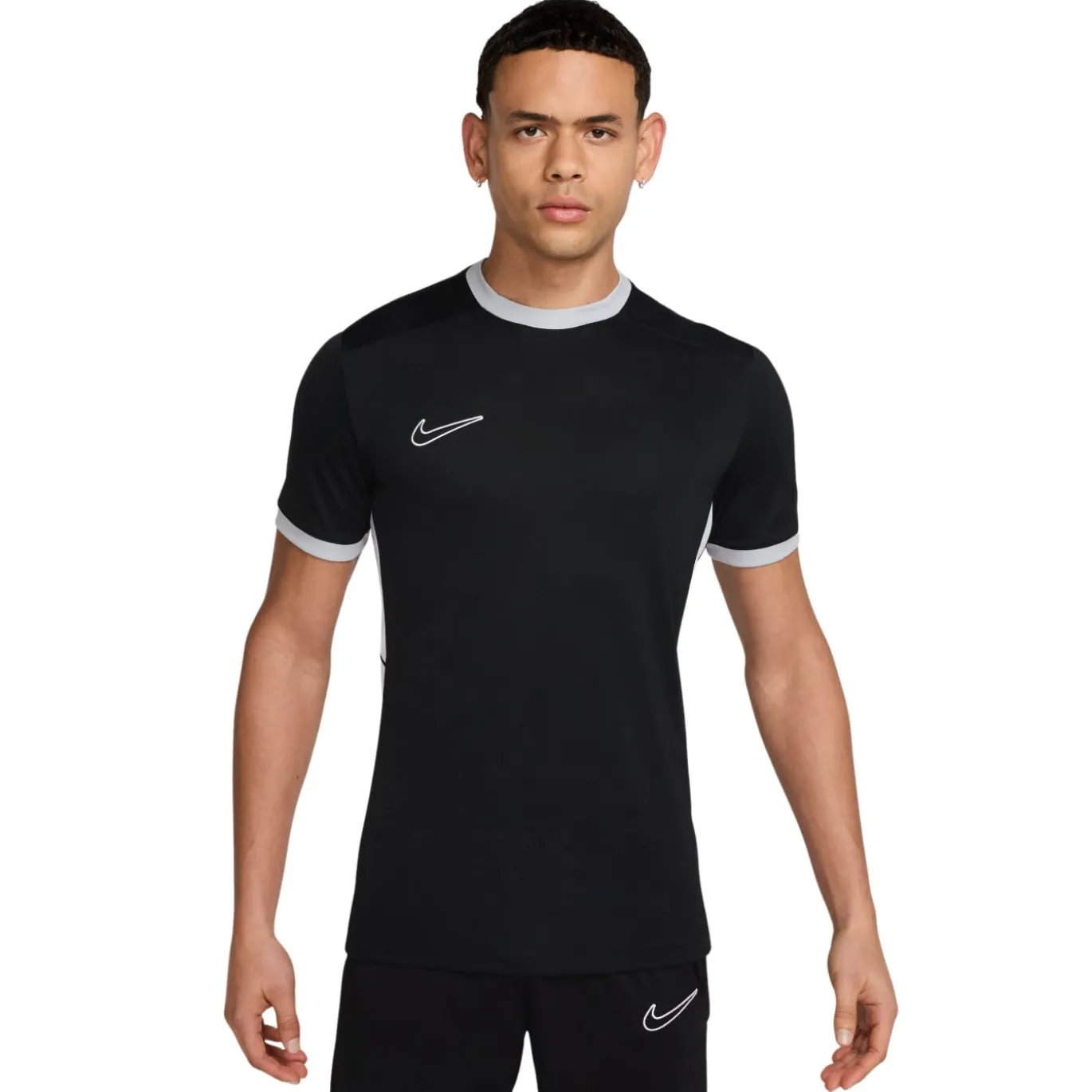 Nike Academy 25 Trainingsshirt Zwart Grijs Wit