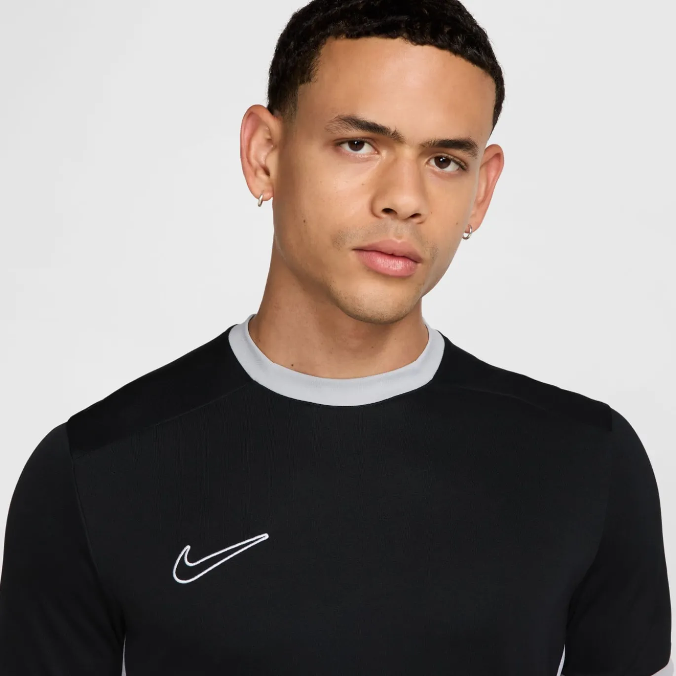 Nike Academy 25 Trainingsshirt Zwart Grijs Wit