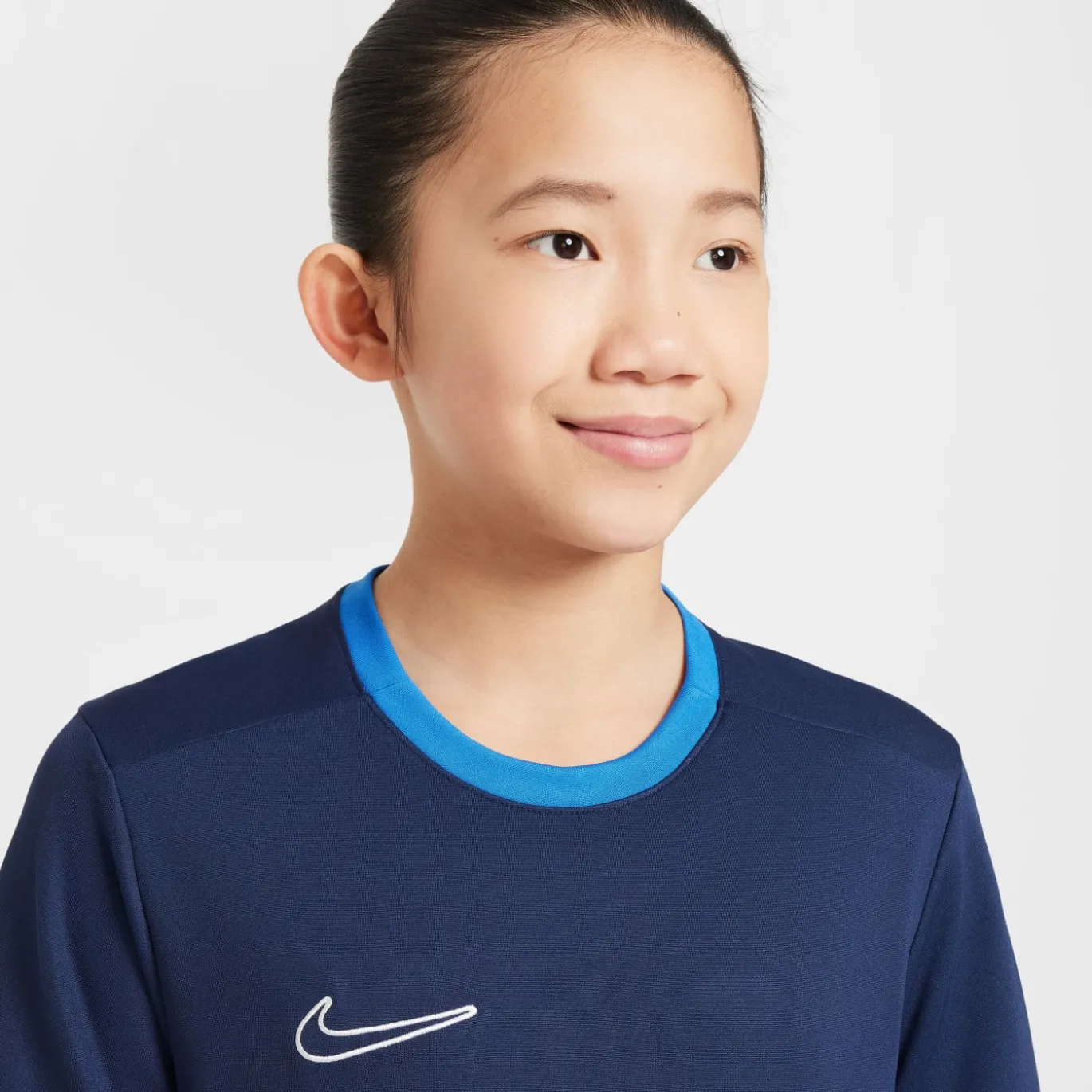 Nike Academy 25 Trainingsshirt Kids Donkerblauw Blauw Wit