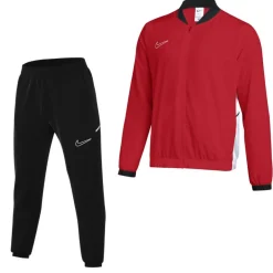 Nike Academy 25 Woven Trainingspak Full-Zip Rood Zwart Wit