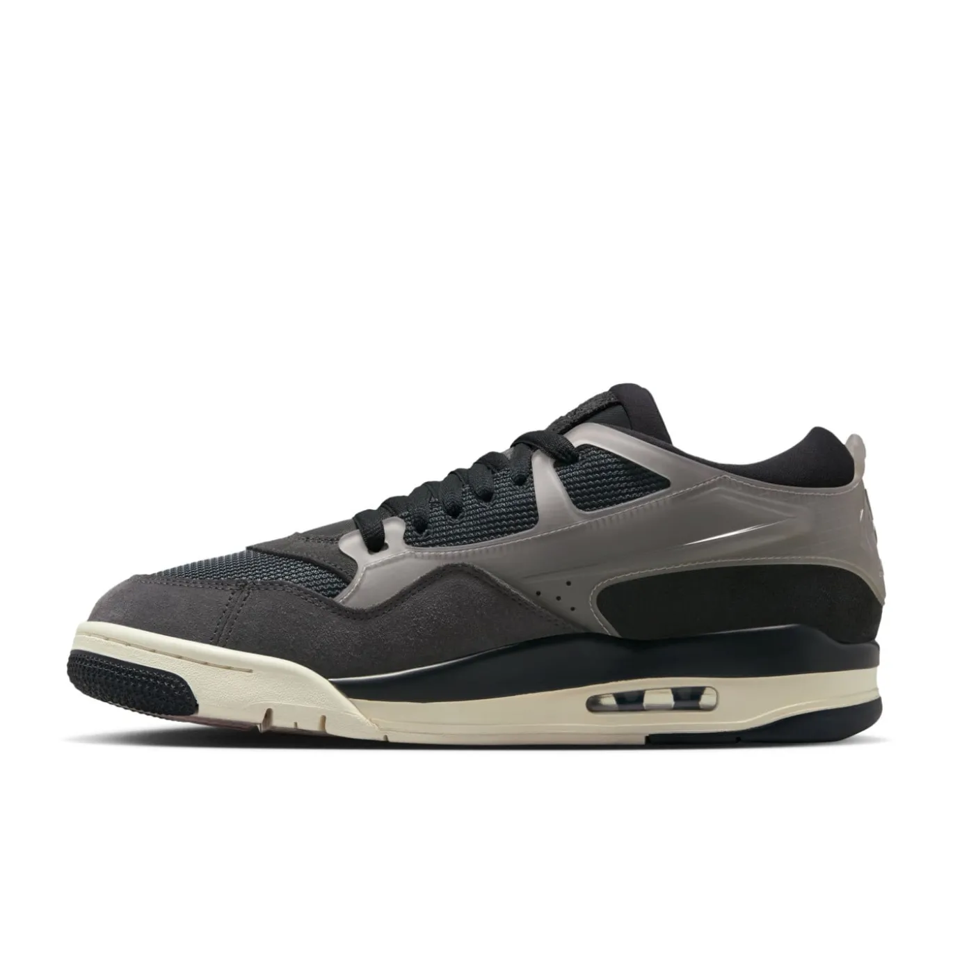 Nike Air Jordan 4 RM x Paris Saint-Germain Sneakers Zwart Zilver Wit