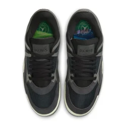 Nike Air Jordan 4 RM x Paris Saint-Germain Sneakers Zwart Zilver Wit