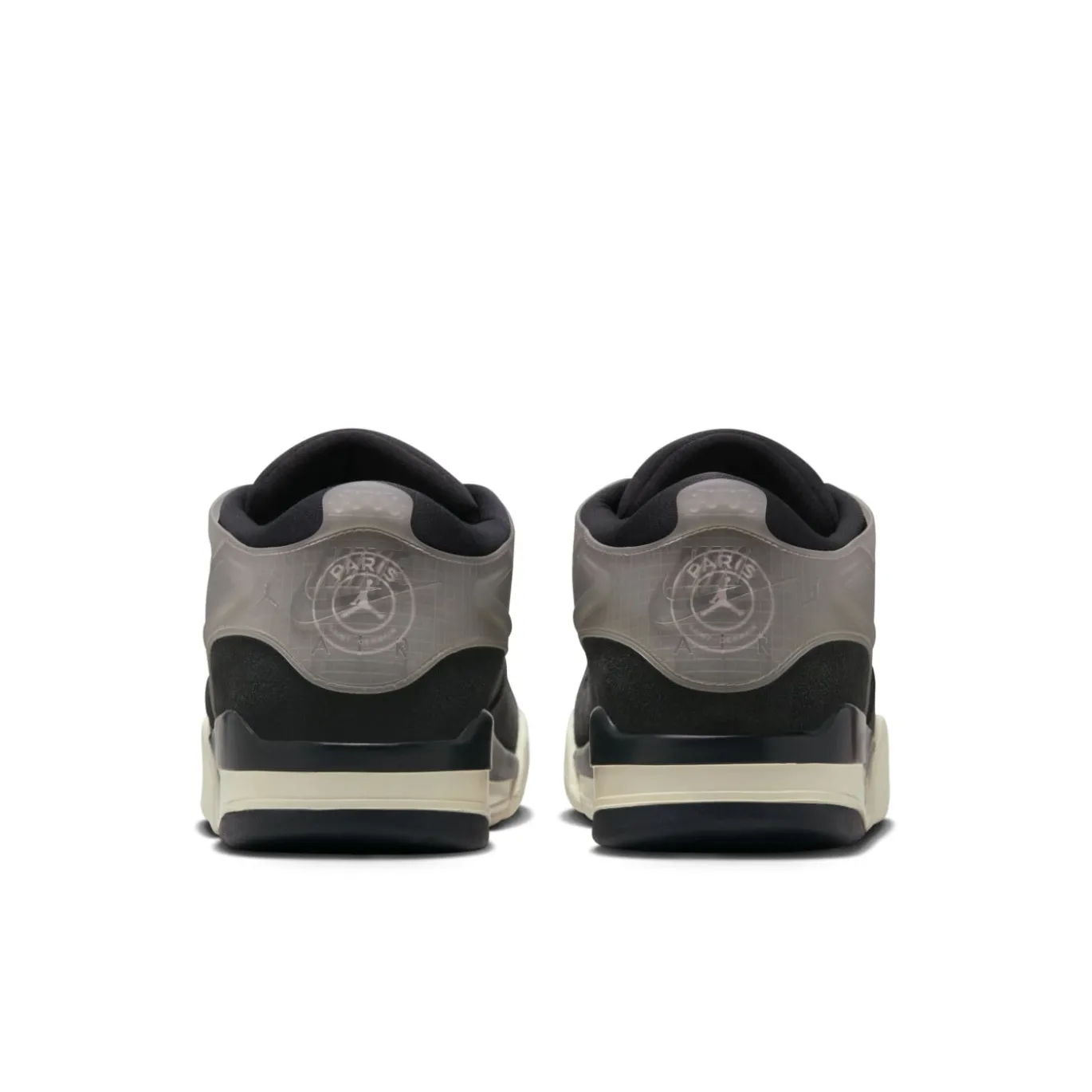 Nike Air Jordan 4 RM x Paris Saint-Germain Sneakers Zwart Zilver Wit