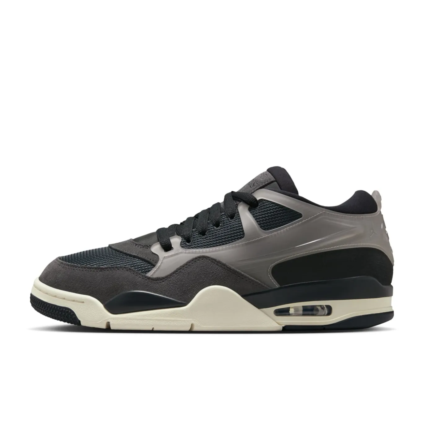 Nike Air Jordan 4 RM x Paris Saint-Germain Sneakers Zwart Zilver Wit