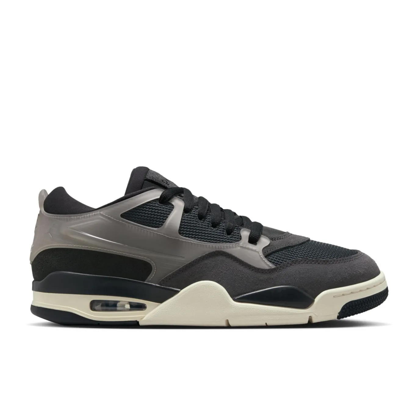 Nike Air Jordan 4 RM x Paris Saint-Germain Sneakers Zwart Zilver Wit