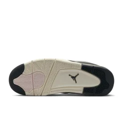 Nike Air Jordan 4 RM x Paris Saint-Germain Sneakers Zwart Zilver Wit
