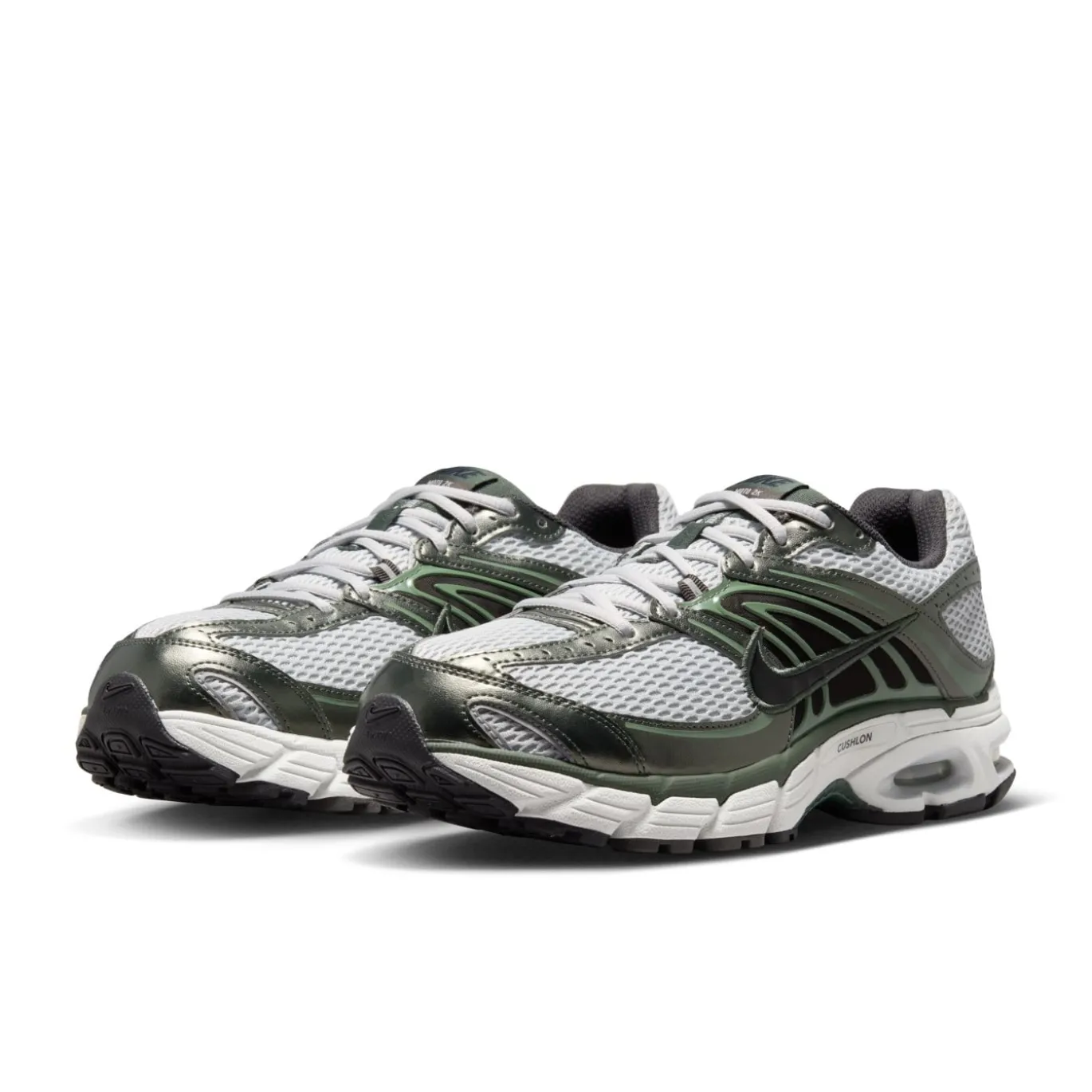 Nike Air Max Moto 2K Sneakers Wit Camogroen Zwart Metallic Silver