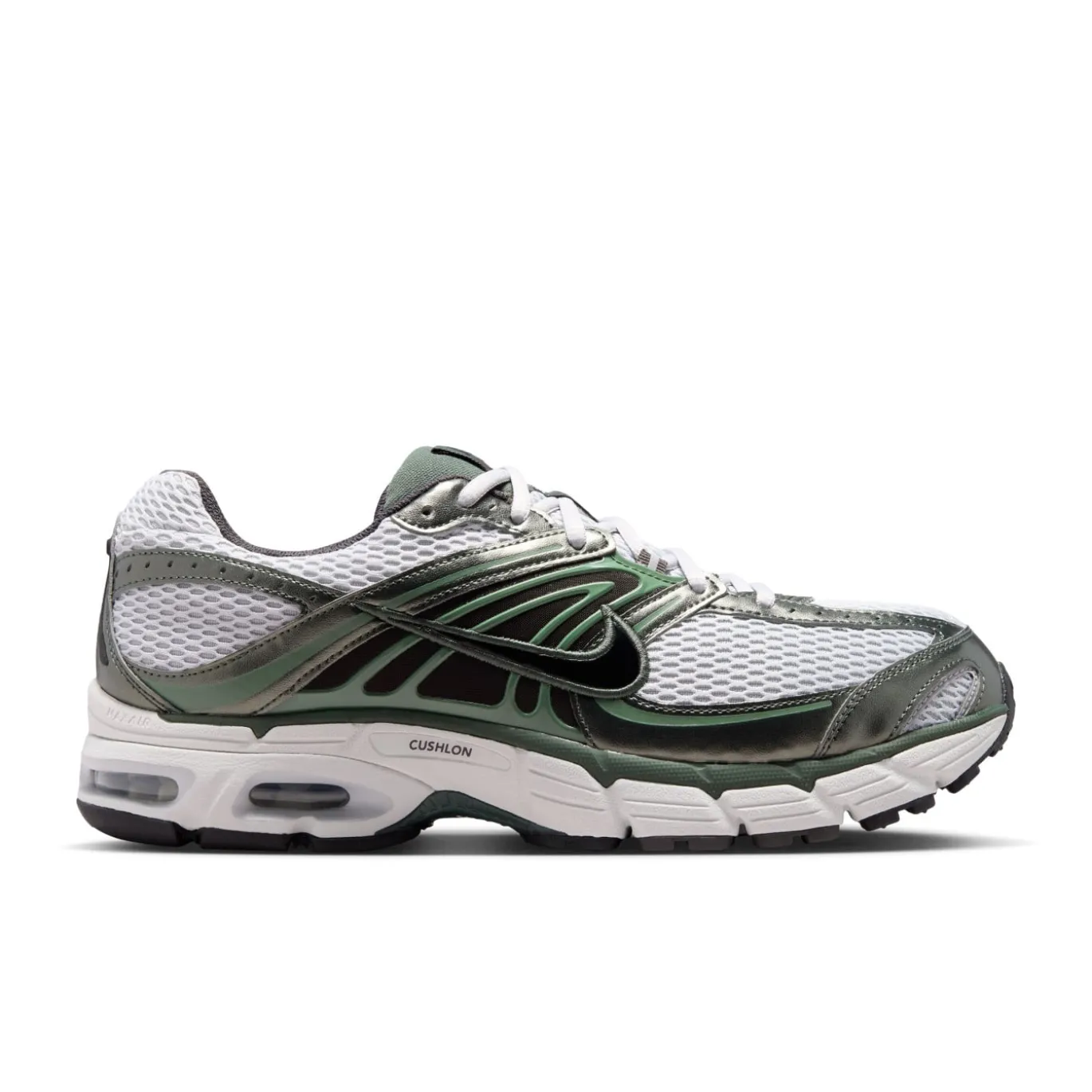 Nike Air Max Moto 2K Sneakers Wit Camogroen Zwart Metallic Silver