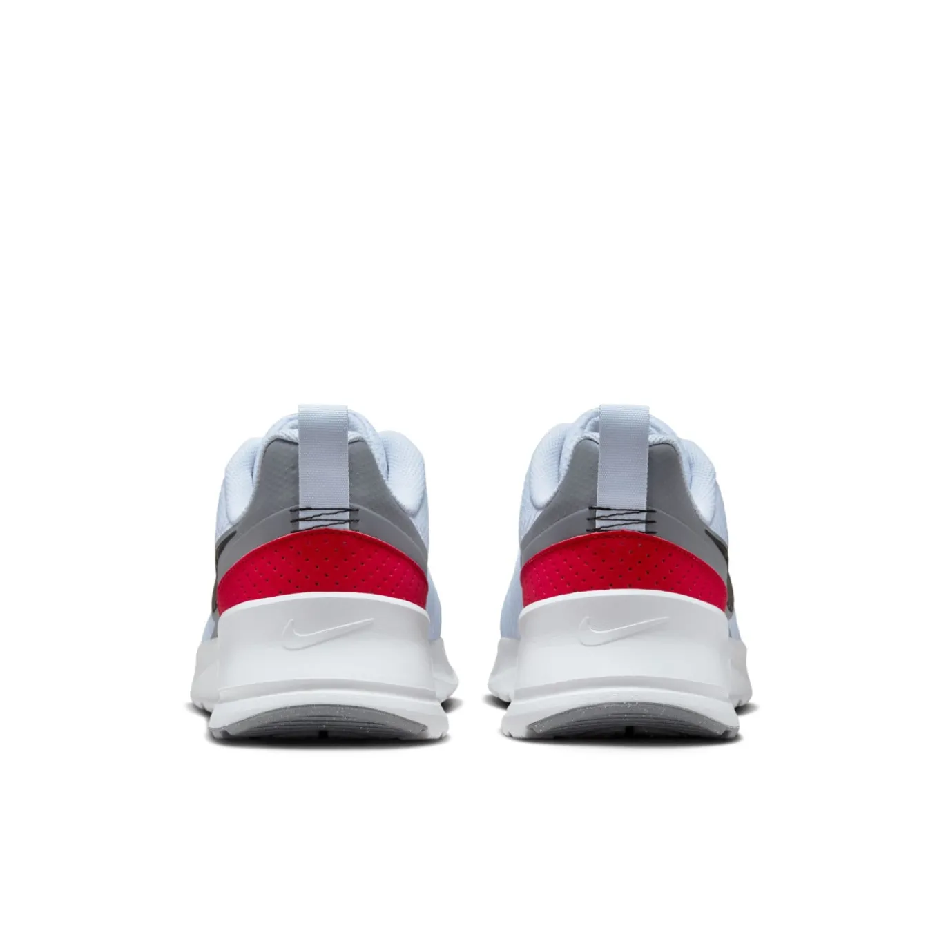 Nike Air Max Nuaxis Sneakers Lichtblauw Grijs Rood Zwart