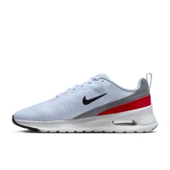 Nike Air Max Nuaxis Sneakers Lichtblauw Grijs Rood Zwart
