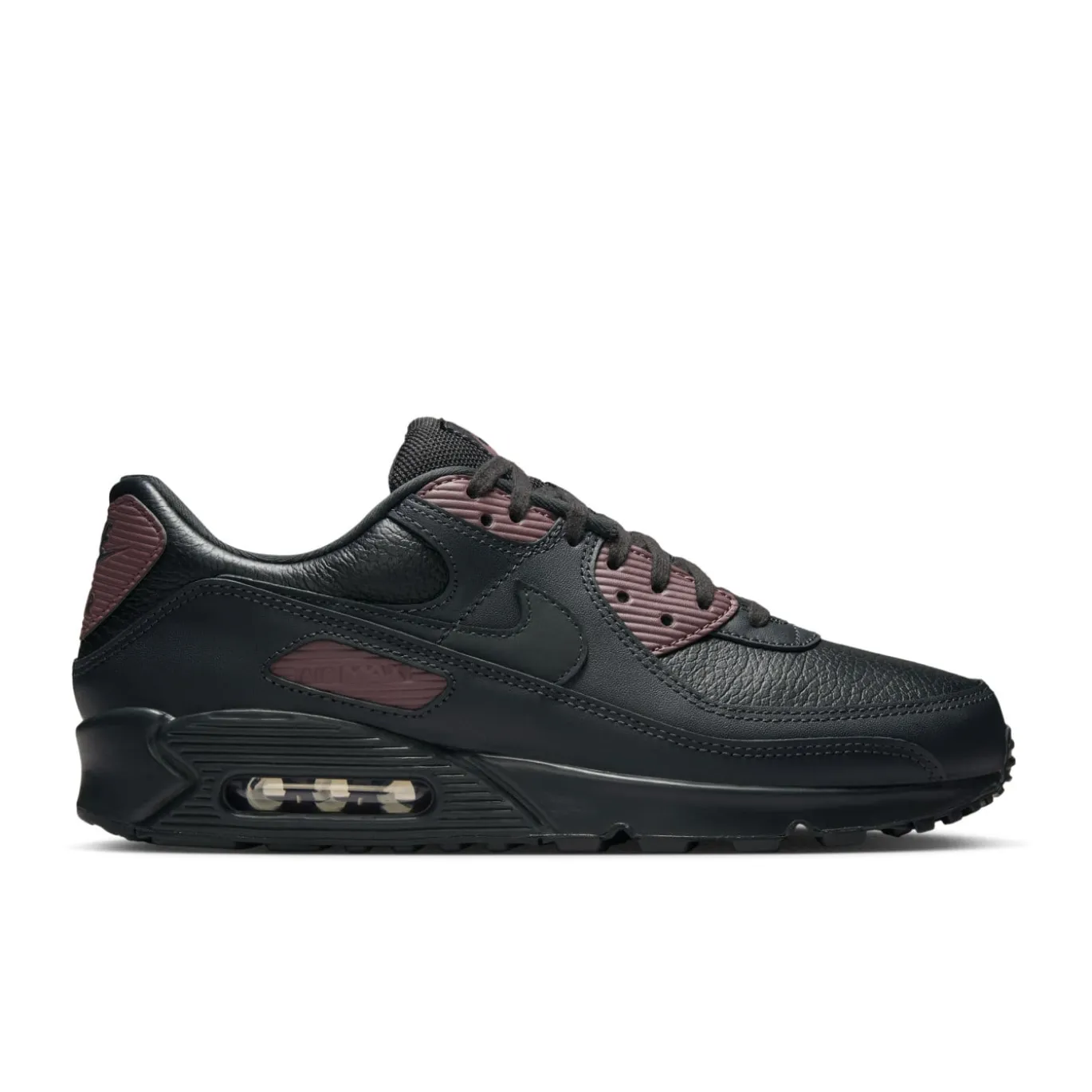Nike Air Max 90 Premium Sneakers Zwart Lichtpaars