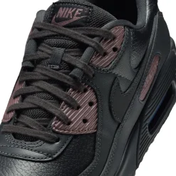 Nike Air Max 90 Premium Sneakers Zwart Lichtpaars