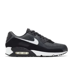 Nike Air Max 90 Sneakers Donkergrijs Wit Zwart