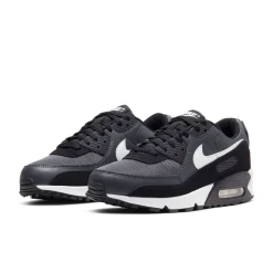 Nike Air Max 90 Sneakers Donkergrijs Wit Zwart