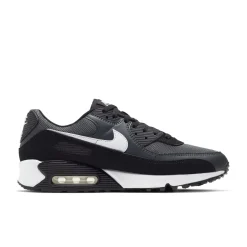 Nike Air Max 90 Sneakers Donkergrijs Wit Zwart