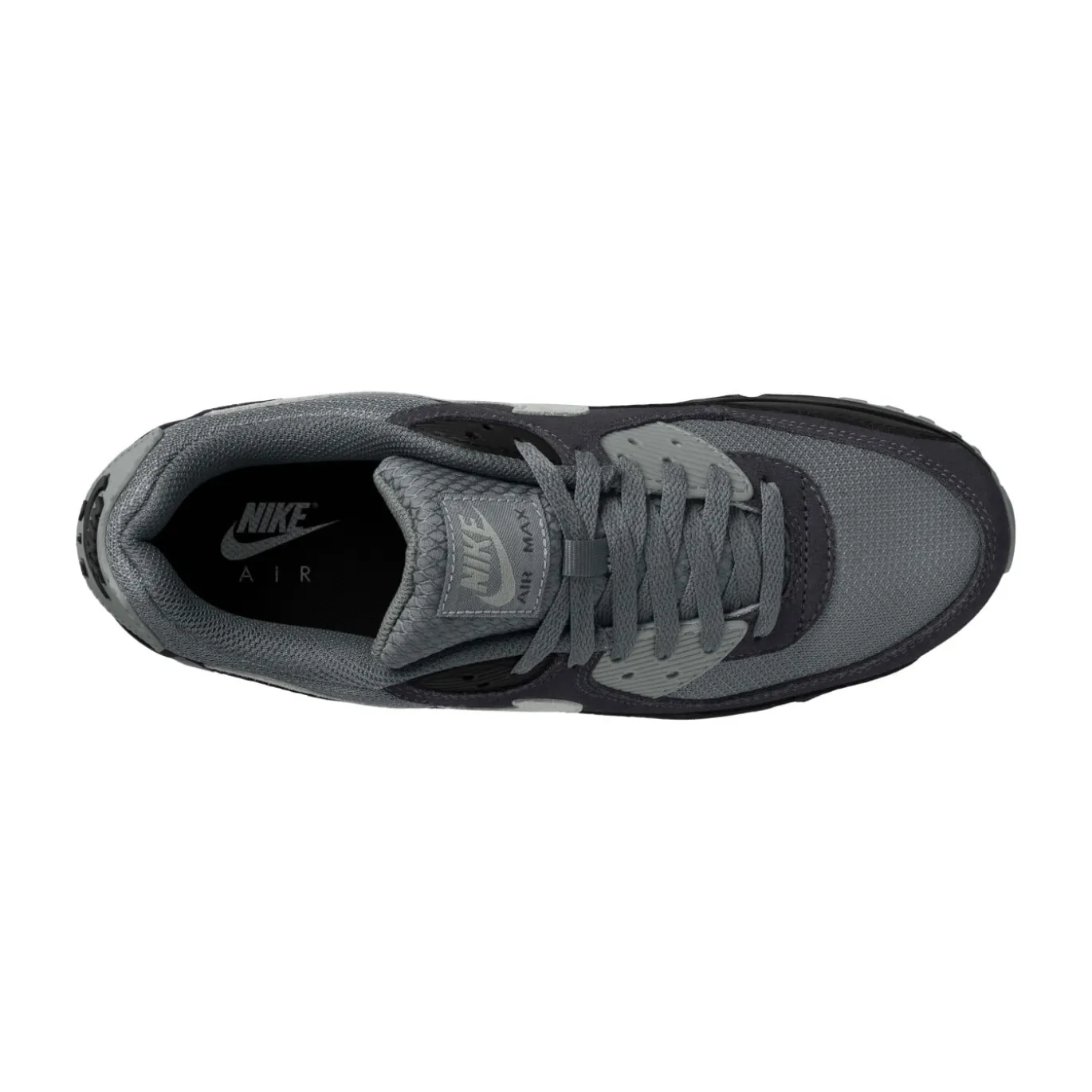 Nike Air Max 90 Sneakers Grijs Zwart Donkergrijs Lichtgrijs